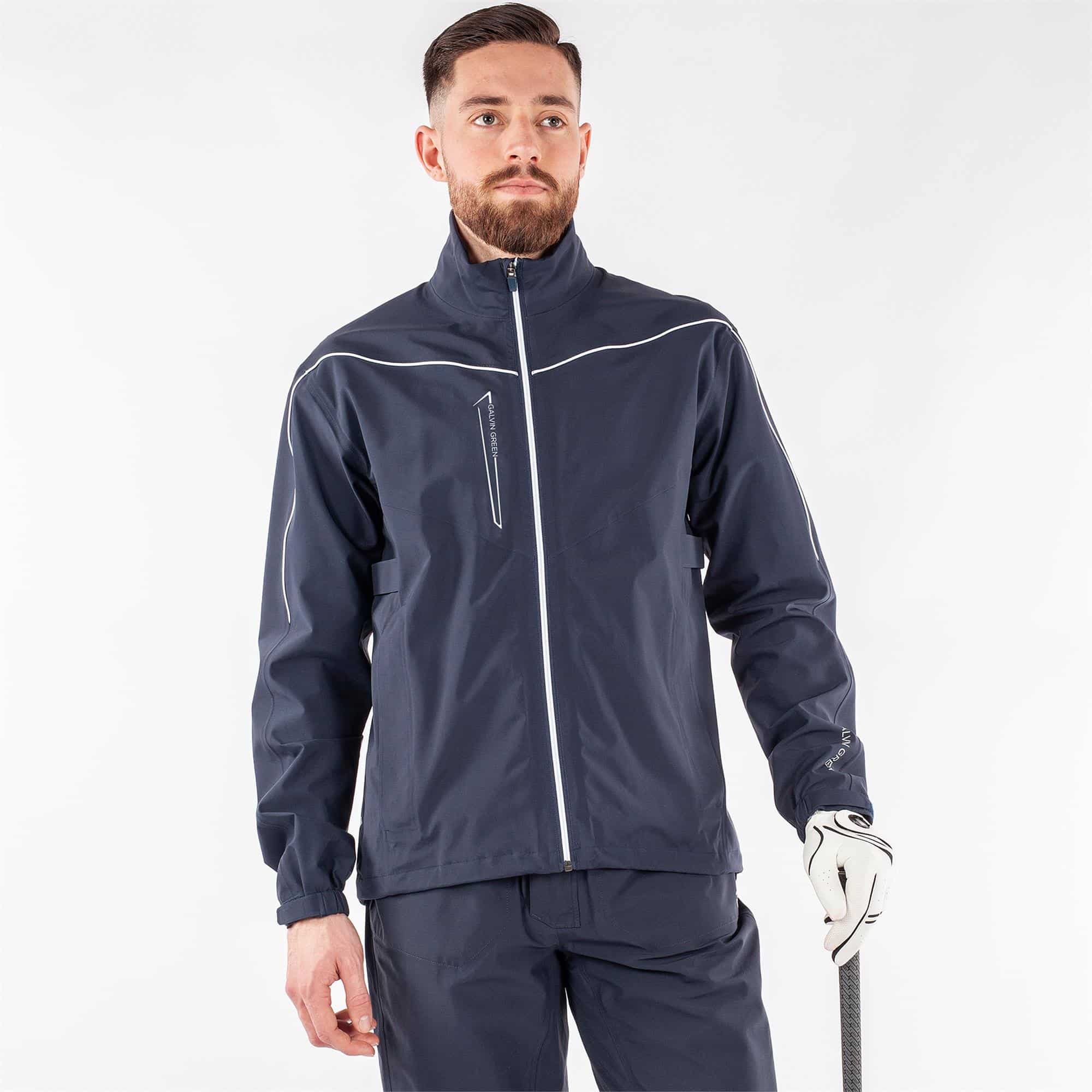 Galvin Green Armstrong Paclite Gore-tex Waterproof Jacket Navy/White
